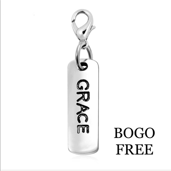 Grace bracelet charm w/ lobster clasp - Picture 1 of 2